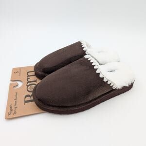 Born Spring Form Indoor Outdoor Comfort Slippers Women's Brown Size US5-6 EU37